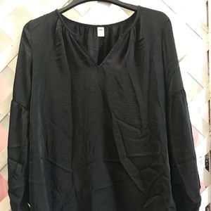 Black Long Sleeved Old Navy Blouse
